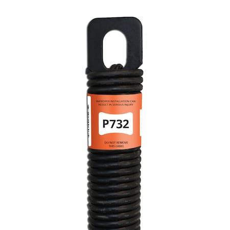 E900 Hardware P732 32 in. Plug-End Extension Spring (0.177 in. No. 7 Wire) P732
